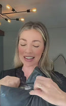 Vestido Loingo Tricot Listrado - Elegância que alonga a Silhueta