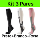 Kit 3 Pares de Meias de Compressão