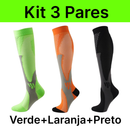 Kit 3 Pares de Meias de Compressão
