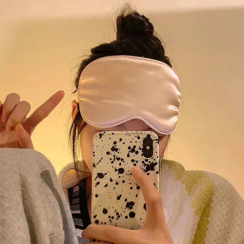 Máscara de Seda Simulada Dupla Face